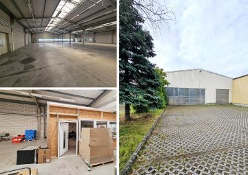 Warmhalle im Gewerbegebiet Wachau, Rolltor, kl. Büro, WC, SP mgl., 04416 Markkleeberg, Lagerfläche