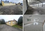 Pfeilerfreie Lagerhalle für 4,85 €/m² mit 2 Rolltoren & Freifläche + Wohn-/Bürogebäude mögl. - Titelbild