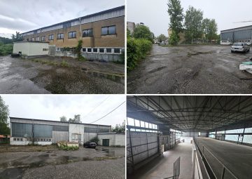 2 freist., pfeilerfreie Hallen in ruhiger Lage mit Büro-& Lagerebenen + ca. 2.500 m² Freifläche mgl., 04279 Leipzig, Halle