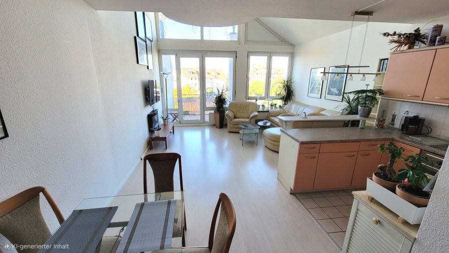3,5-Raum-Maisonette mit gr. Balkon, inkl. EBK, Außenjalousien, Möbelübernahme mgl., SUV-TG-SP mgl. - Photo 4