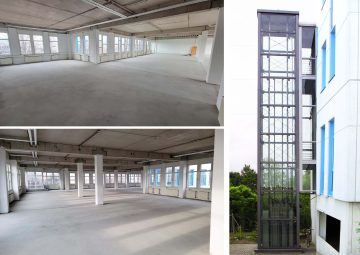 Produktions-/Lager- & Bürofläche im Gewerbepark Wiedemar, Balkon, Lastenaufzug mögl.., 04509 Wiedemar, Lagerfläche