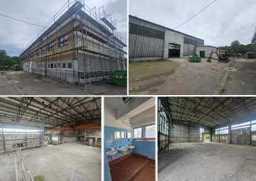 2 freist., pfeilerfreie Kalthallen in ruhiger Lage, 1 Büro- /Lagerebene, ca. 2.500 m² Freifl. mgl., 04279 Leipzig, Halle