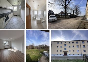 3-Raum-WE im 2.OG, grüne + ruhige Lage, Bad m. Fenster, inkl.Ebk, Einzelgarage mgl., 04838 Jesewitz, Apartment