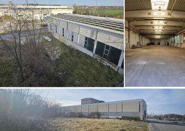 Pfeilerfreie Lager- und Produktionshalle auf ca. 4.475 m² Grundstück, Straßen-Zufahrt vorhanden, 04838 Laußig, Halle