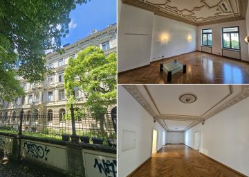 repräsentative Bürofläche am Clara-Park, 5 Räume, Parkett, Stuck, EBK, Stiltüren, Keller, 04109 Leipzig, Bürofläche