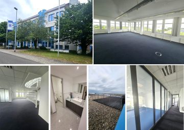 Repräsentative, 2022 renovierte, helle Maisonette-Gewerbefläche mit 2 Dachterrassen, Lift, SP mgl., 04509 Wiedemar, Bürofläche