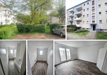 Erstbezug nach Sanierung! ETW mit 2 Zimmern, Bad mit Fenster, Balkon und Keller, 06667 Weißenfels, Etagenwohnung