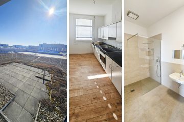 Gewerbliches Wohnen im Gewerbepark Wiedemar, EBK, Dachterrasse, Lift, SP+TG mgl., 04509 Wiedemar, Terrassenwohnung