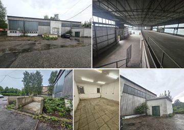 Freistehende, pfeilerfreie Halle in ruhiger Lage mit Büro-/Lagerebene, Freifläche möglich, 04279 Leipzig, Halle