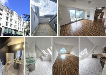 Maisonette-Büro-/Praxis-Einheit in der Leipziger City – 4 R., 2 Bäder, EBK, 2 Balkone, Lift, 04109 Leipzig, Bürofläche