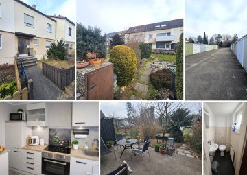 Charmantes, renovierungsbedürftiges Reihenmittelhaus in ruhiger Lage – 3 Etagen, „Einliegerwohnung“, Terrasse, Balkon, Garten, Keller, Garage, 90455 Nürnberg, Reihenmittelhaus