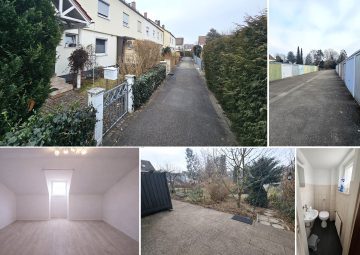 Nürnberg-Süd – charmantes, renovierungsbedürftiges RMH in ruhiger Lage – 3 Etagen, Terrasse, Balkon, Garten, Keller, Einzelgarage, 90455 Nürnberg, Reihenmittelhaus