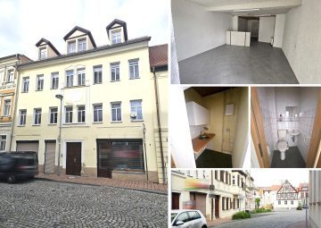 Kleine Ladenfläche in toller Marktlage in Groitzsch – großes Schaufenster mit elektr. Außenjalousien, Teeküche, WC, 04539 Groitzsch, Ladenlokal