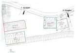 Ca. 2500 m² eingezäuntes gr. GS mit Bestand: Büro-/Wohngebäude, Halle m. Rolltoren, Lager/Freilager - Lageplan