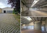 Warmlagerhalle im Gewerbegebiet Wachau für Lager, Produktion u.a., gr. Rolltor, ca. 12 SP mgl. - Titelbild