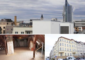 Unausgebautes DG mit Baugenehmigung; 5 Räumen, ca. 192,02 m² Gesamtfläche; Medien liegen an, 04317 Leipzig, Wohnanlagen