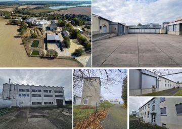 Bestand u.a. aus Hallen, Garagen, Büros, Sozialräumen u.v.m. (ca. 13.000 m² NF) auf ca. 3,3 ha GS, ca. 89 SP, 04688 Grimma, Industriehalle