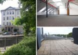 Große Gewerbeeinheit im Waldstraßenviertel - Glaskuppel & Dachterrasse mit toller Skyline - Titel