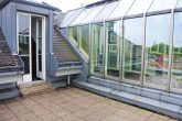 Große Gewerbeeinheit im Waldstraßenviertel - Glaskuppel & Dachterrasse mit toller Skyline - Terrasse