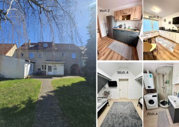 MFH mit 4 neu sanierten + möblierten Wohneinheiten, gute Auslastung durch Kurzzeitvermietung, 04425 Taucha, Mehrfamilienhaus