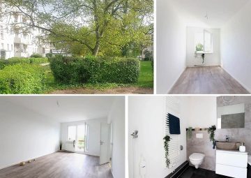 Frisch saniert! ETW mit 4,5 Zimmern, 2 Bädern und 2 Balkonen, 06667 Weißenfels, Etagenwohnung