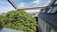 Waldstraßenviertel - besondere 3-R-W im DG mit Atrium - Loggia, Bad m. W+DU+Fenster, Lift - Ausblick